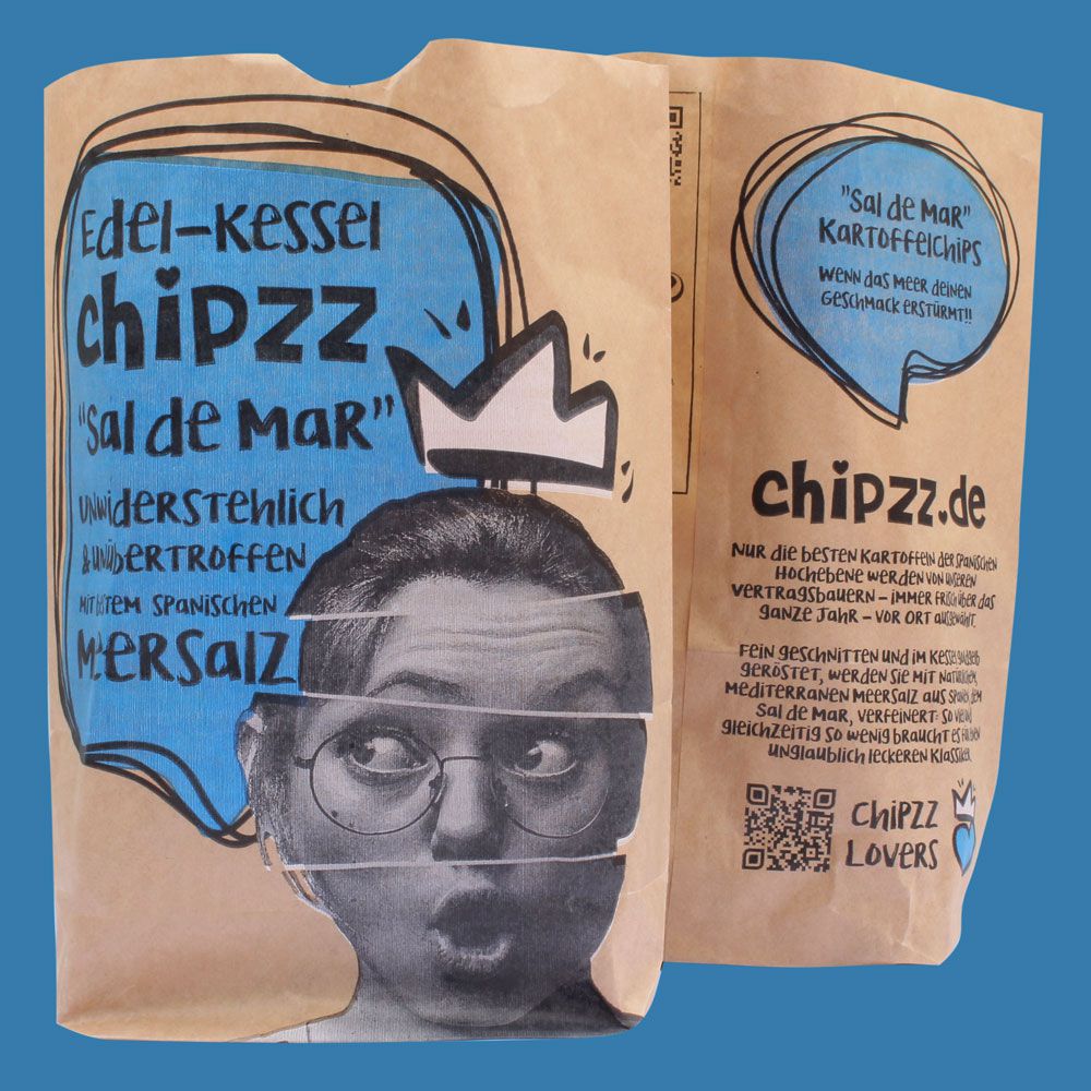 Edel-Kessel Chipzz "Meersalz" - 150 gr. 