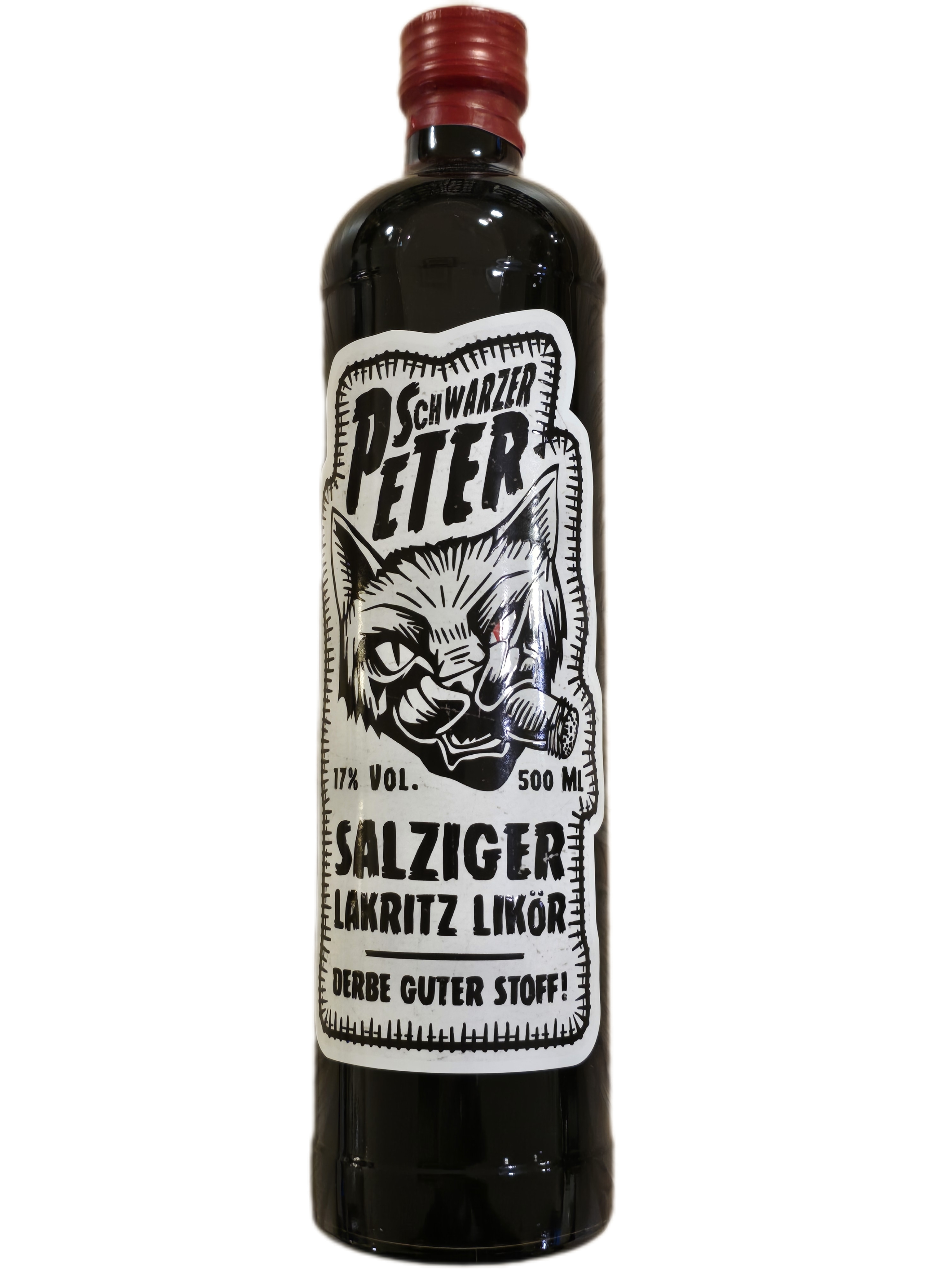 Schwarzer Peter - Salziger Lakritz Likör - 500 ml   