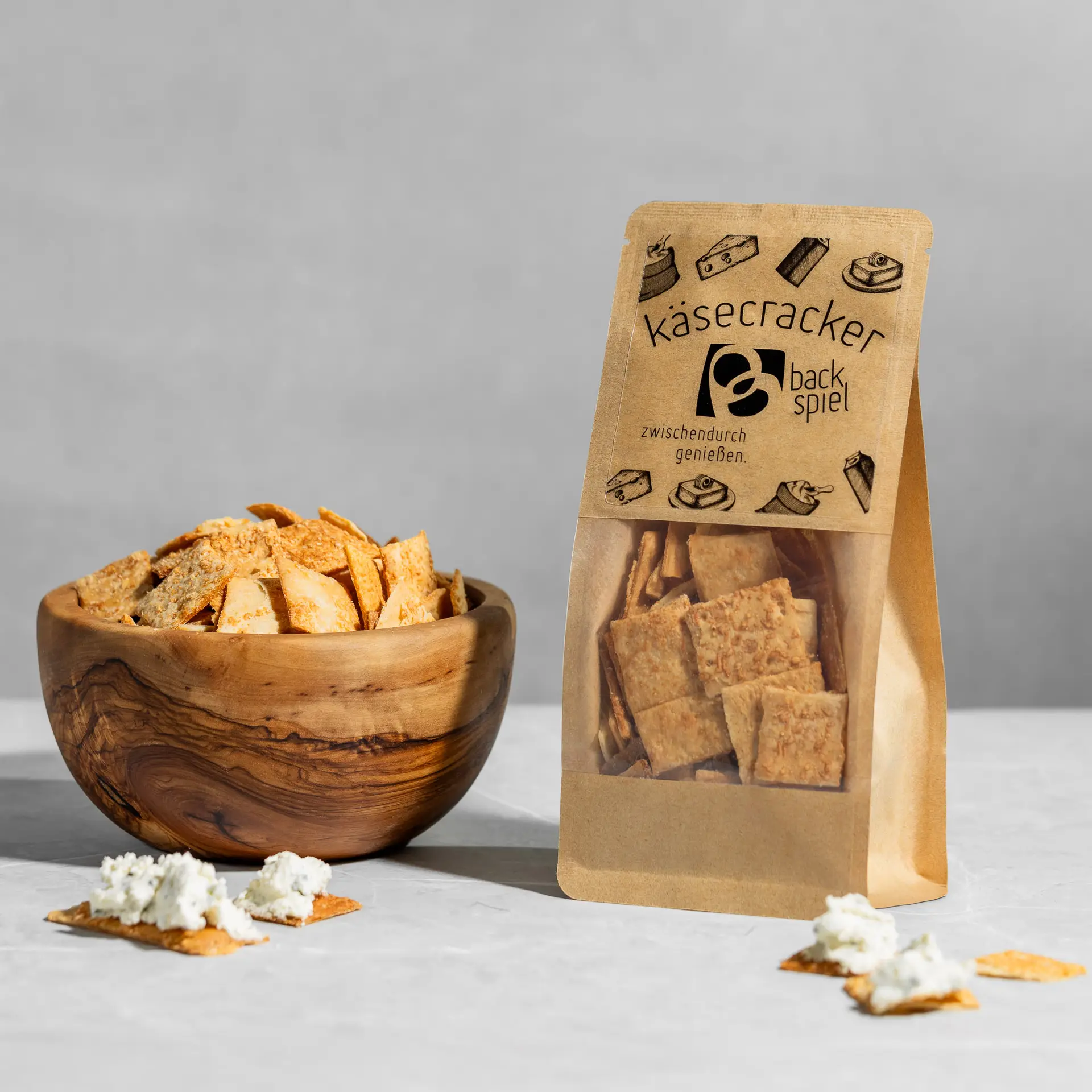 Käsecracker - 100 gr. 