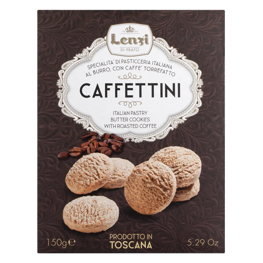Caffettini - Mürbeteigkekse mit Kaffee - 150 gr.  